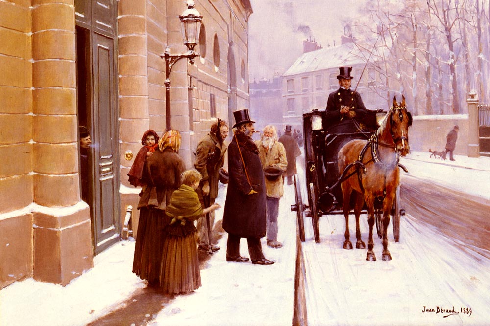 Paris Street oil painting