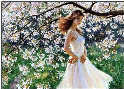 Ballet oil painting
