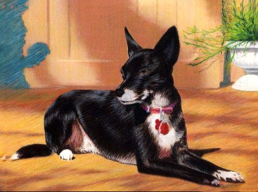 Animal oil painting