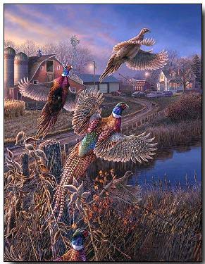 Animal oil painting