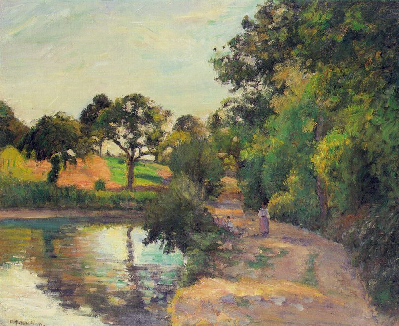 Landscape oil painting