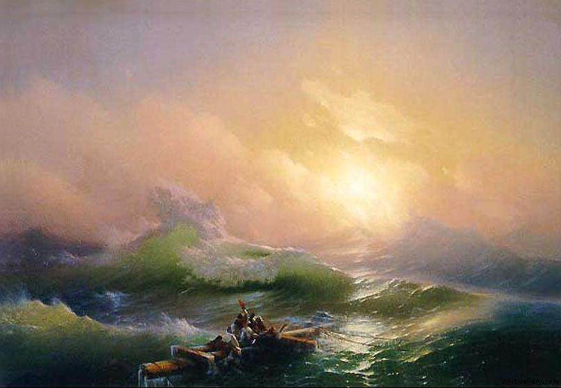 Boats and Ships oil painting