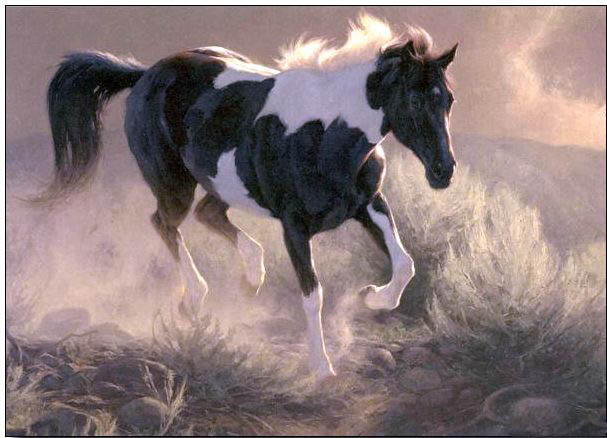 Animal oil painting