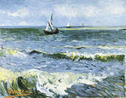 Seascape at Saintes-Maries Oil Painting