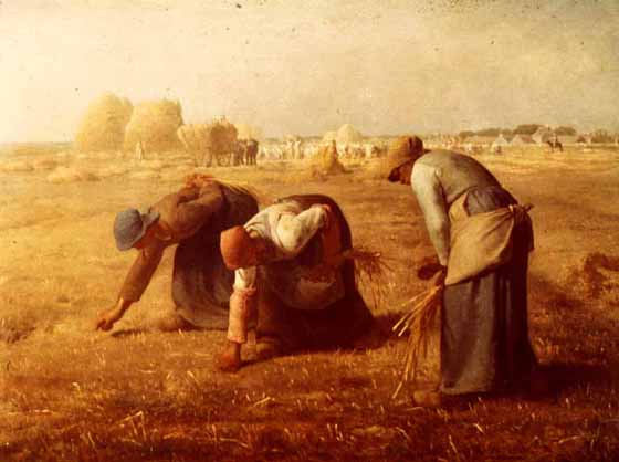 Farming oil painting