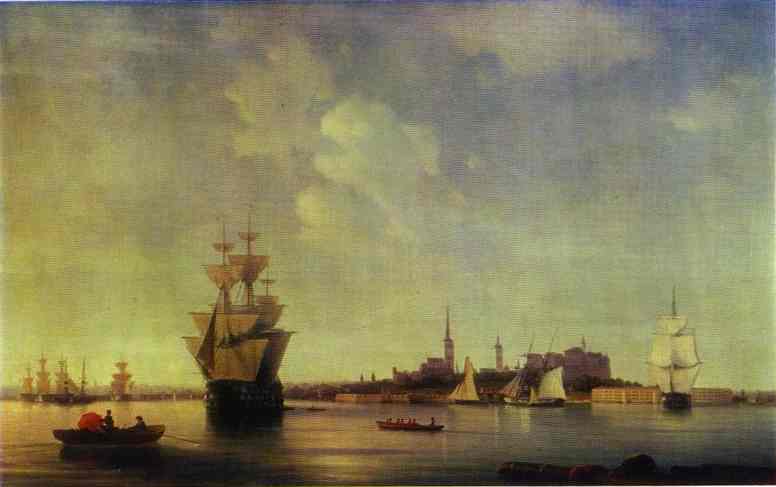 Boats and Ships oil painting
