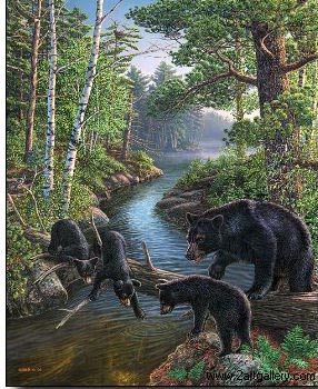 Animal oil painting