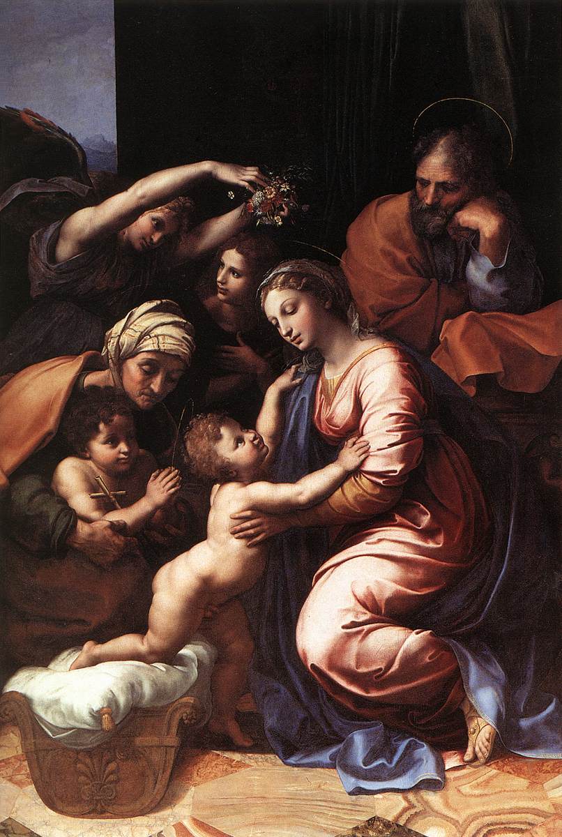 Angel oil painting