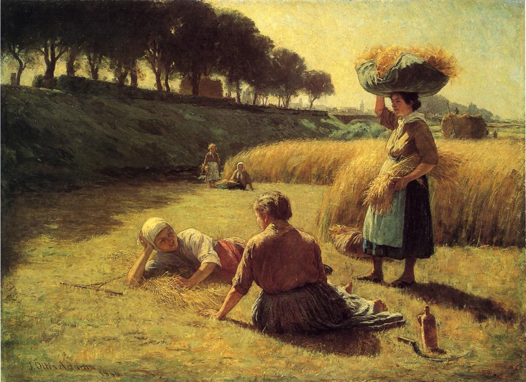 Landscape oil painting