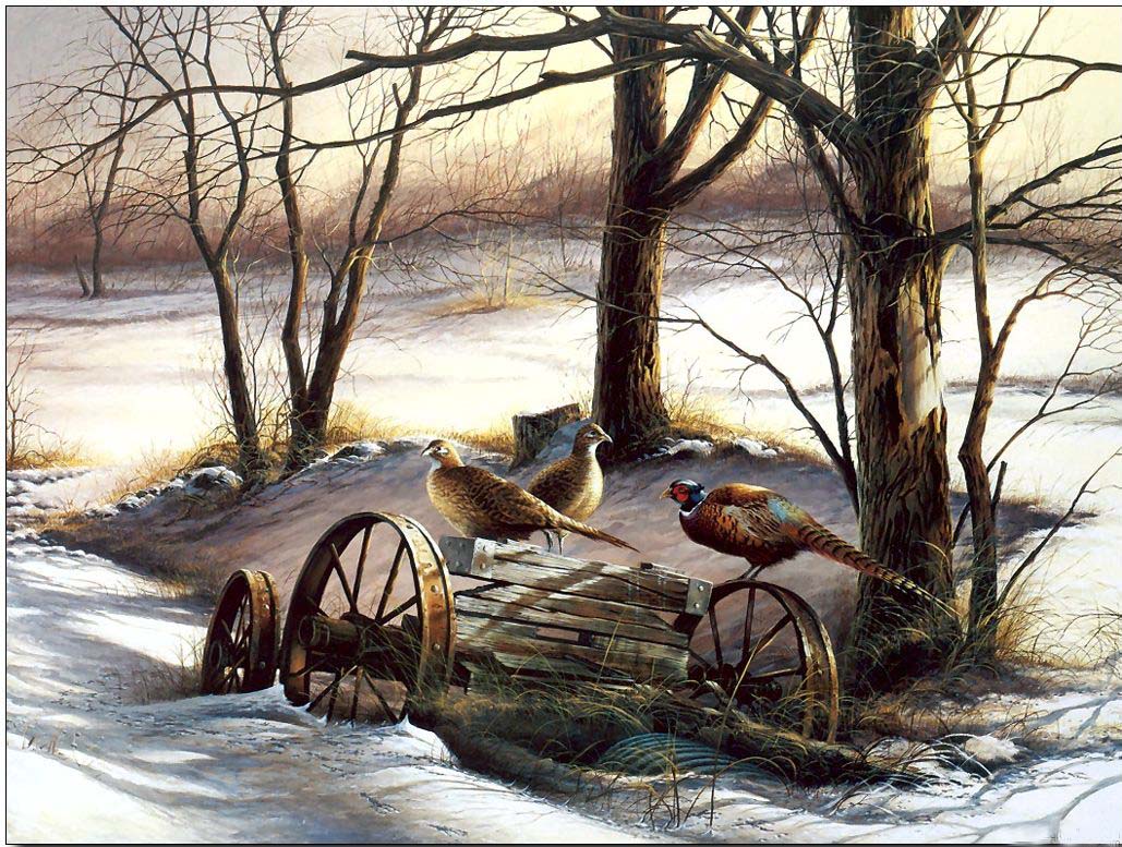 Animal oil painting