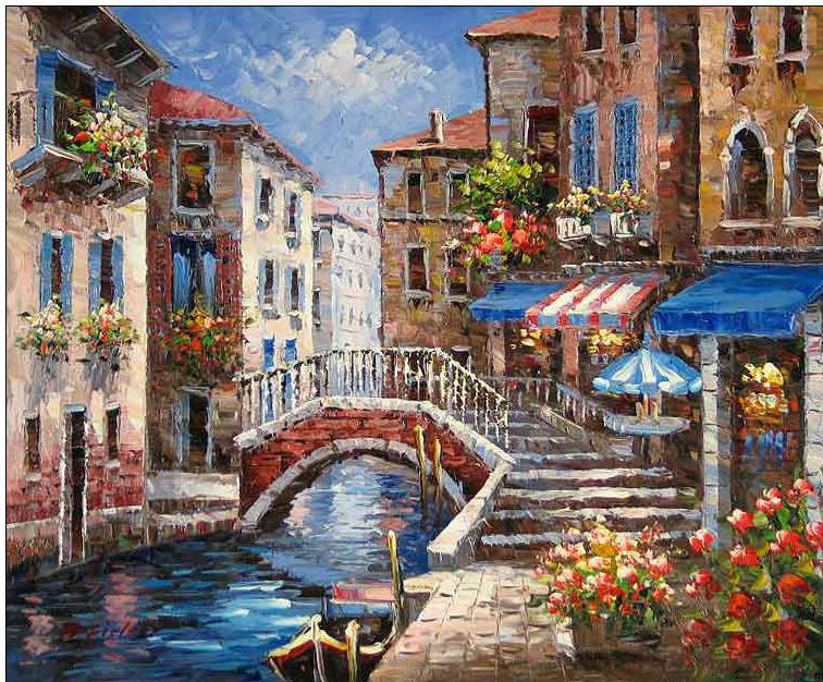 Venice oil painting