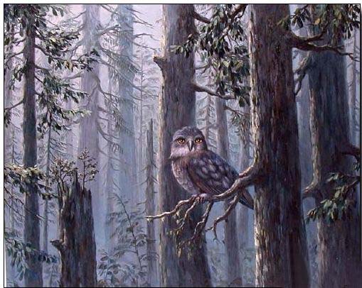 Animal oil painting