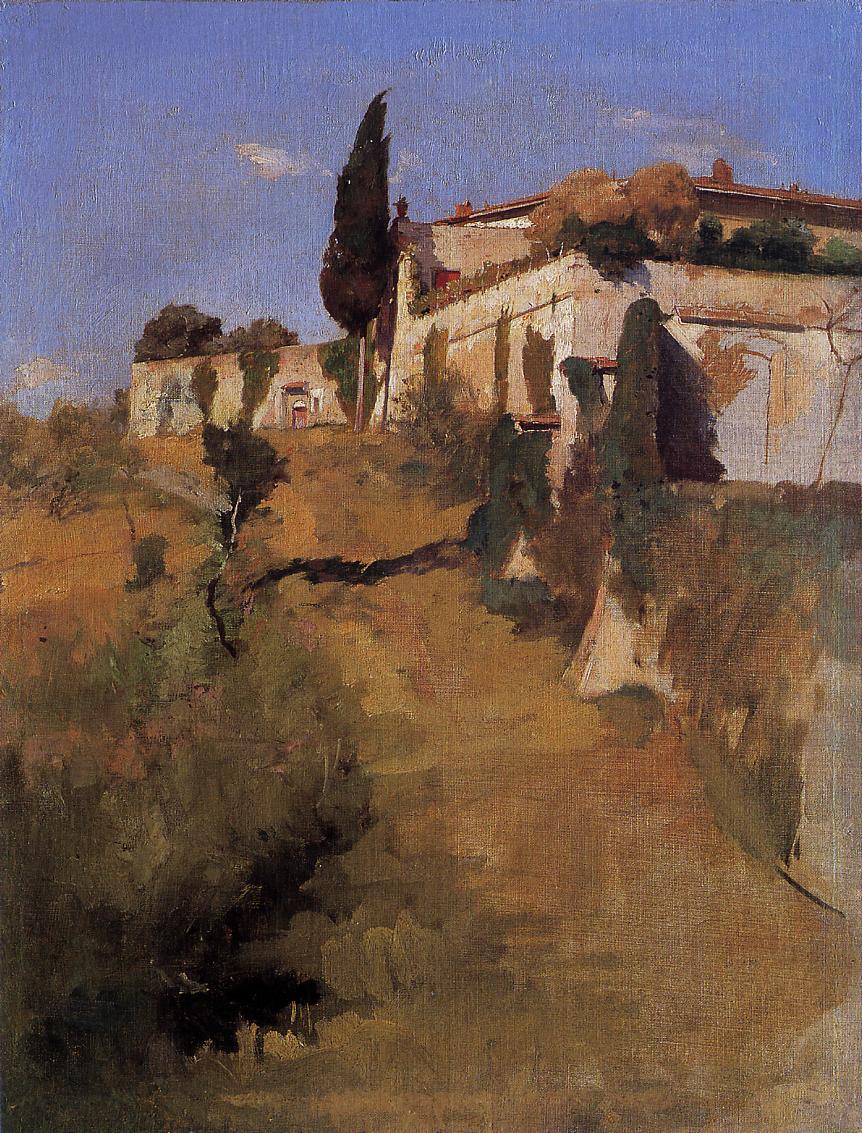 Landscape oil painting