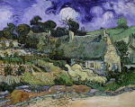 Cottage A Cordeville Vincent van Gogh Oil Painting