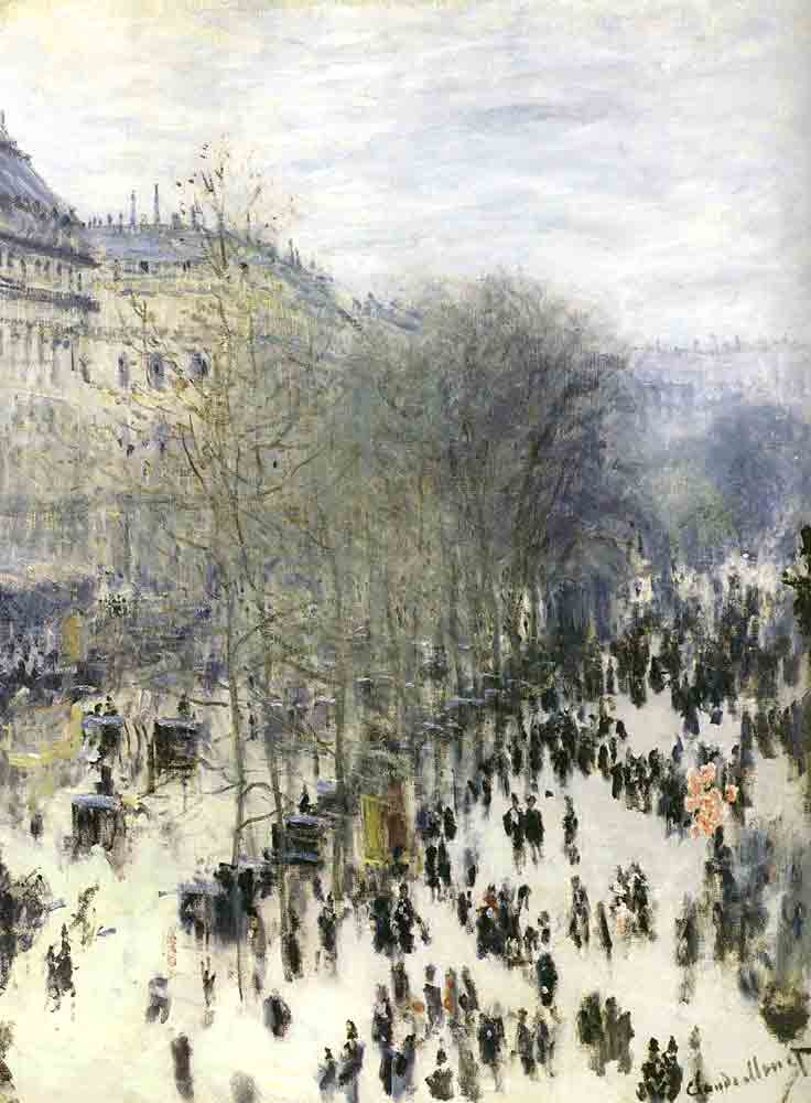 Paris Street oil painting