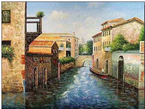 Venice oil painting