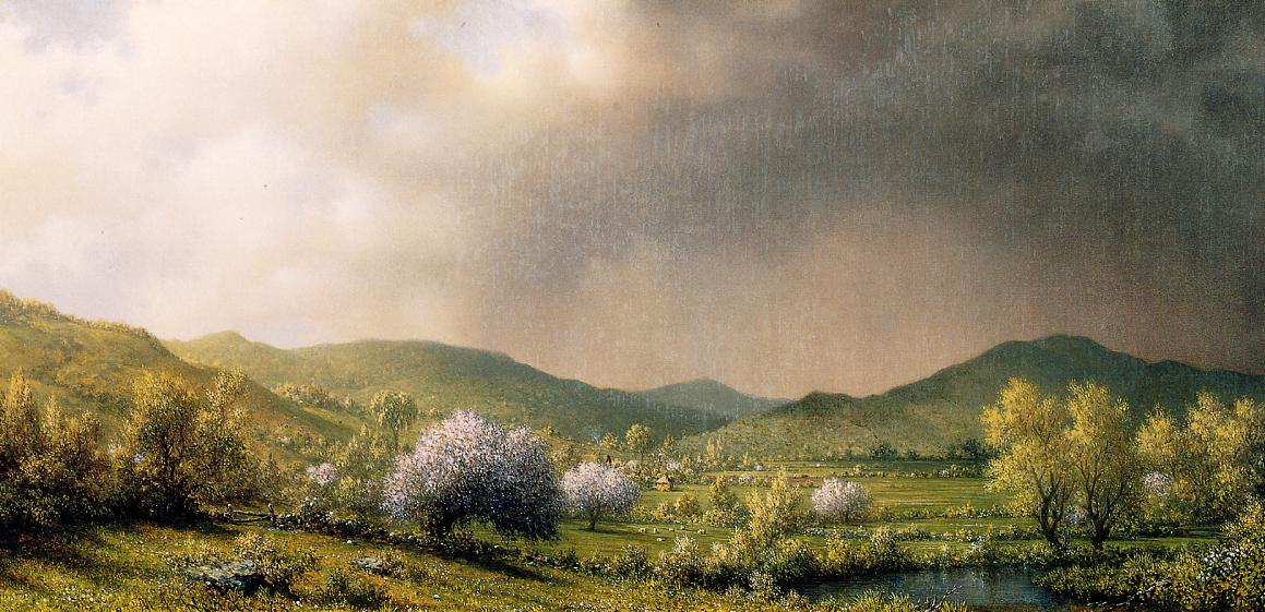 Landscape oil painting
