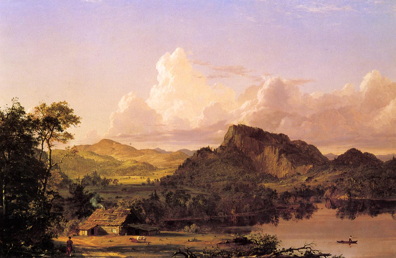 Landscape oil painting