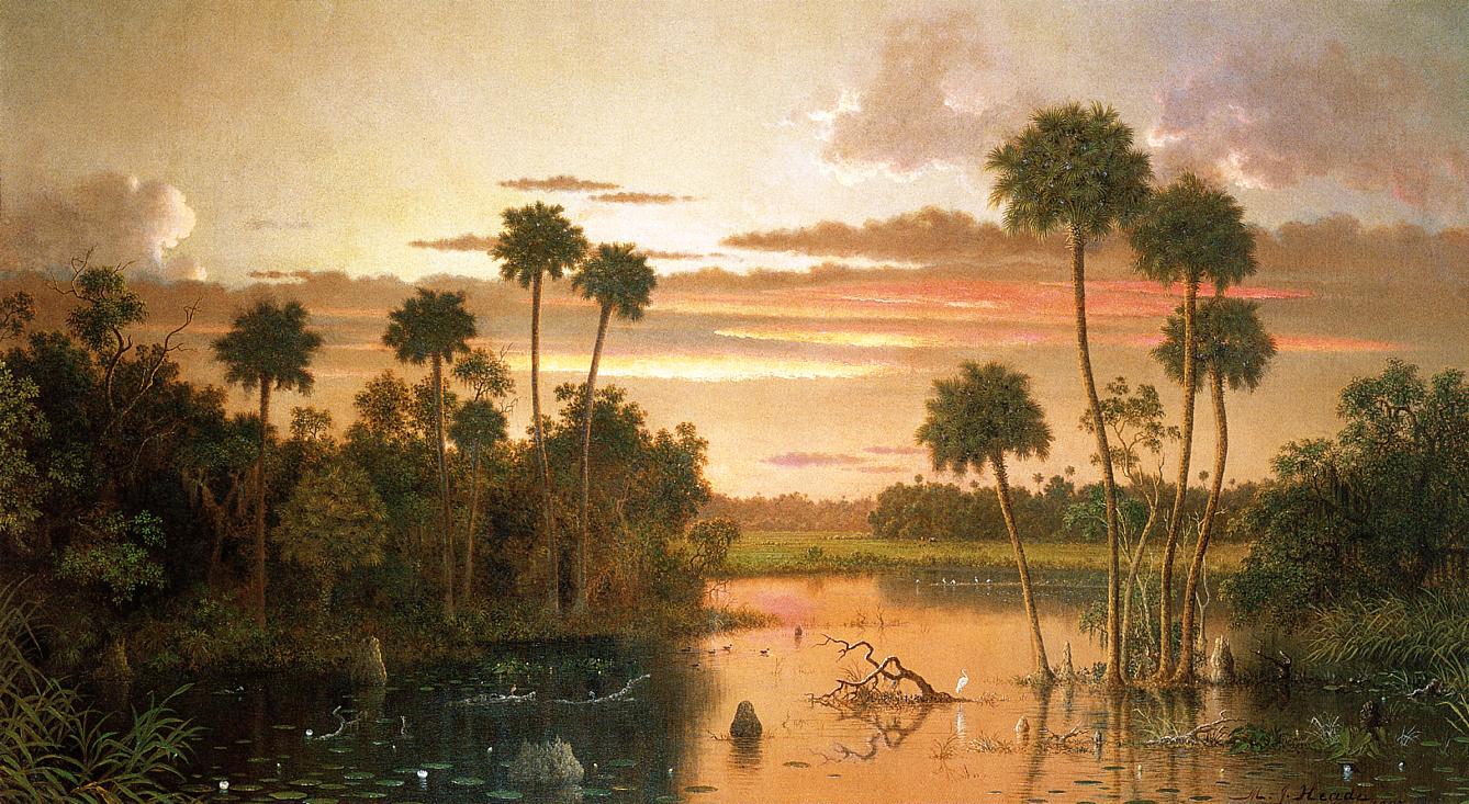 Landscape oil painting