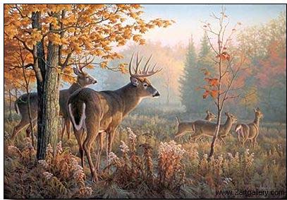 Animal oil painting