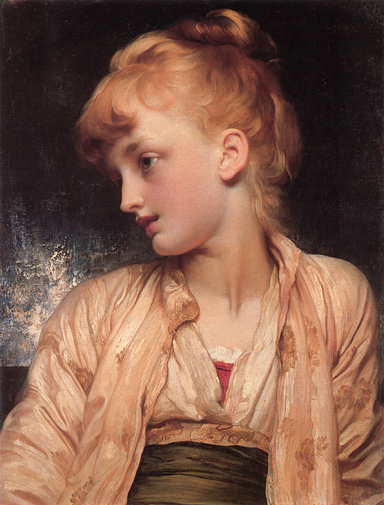 Woman oil painting