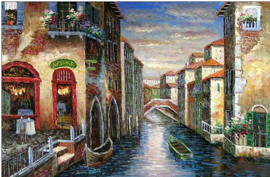 Venice oil painting