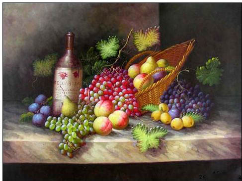 Cuisine oil painting