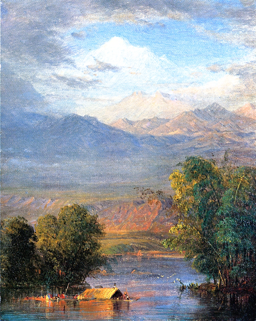 Landscape oil painting