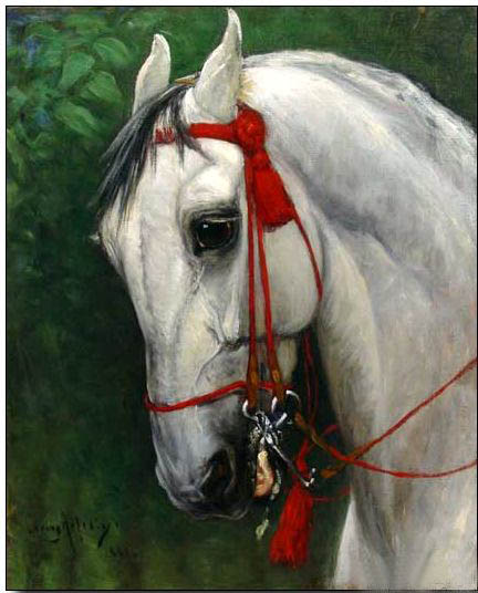 Animal oil painting