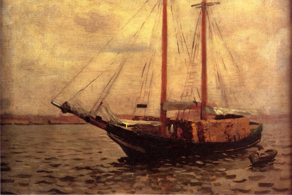 Boats and Ships oil painting