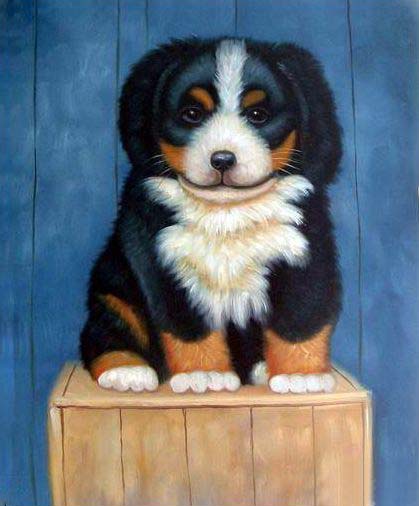 Animal oil painting