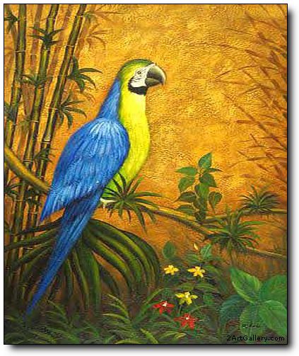 Animal oil painting