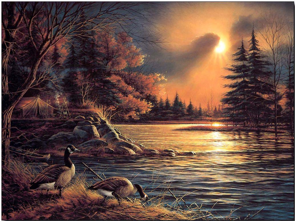 Animal oil painting