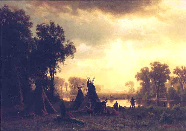 Landscape oil painting
