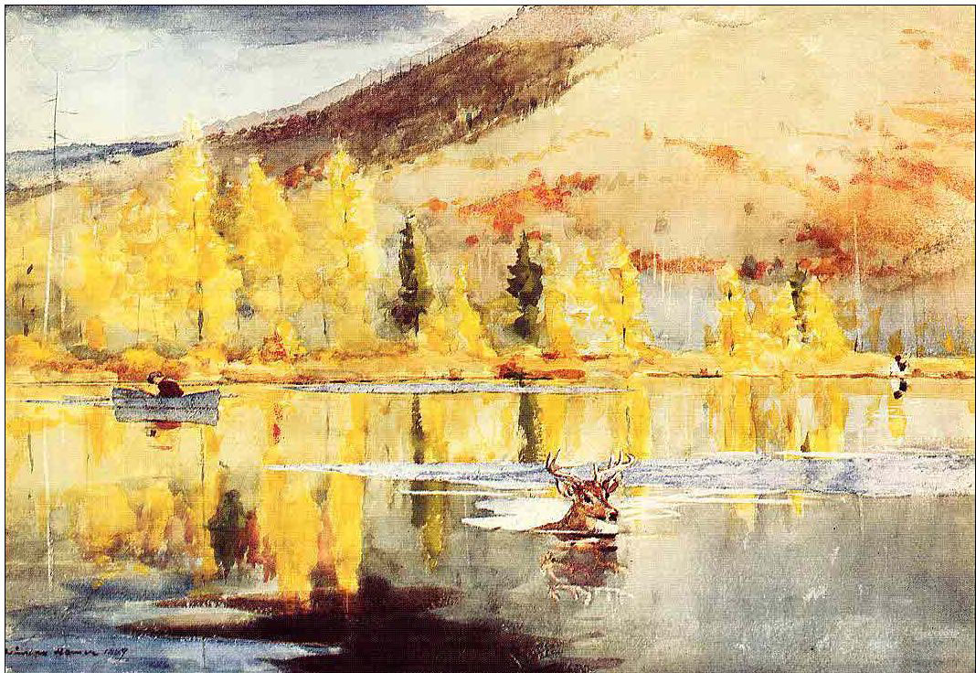 Landscape oil painting