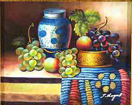 Cuisine oil painting
