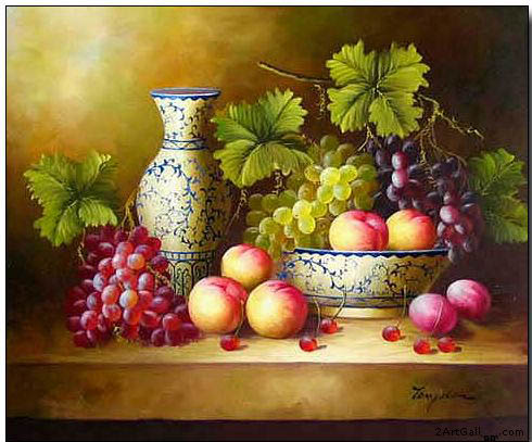 Cuisine oil painting