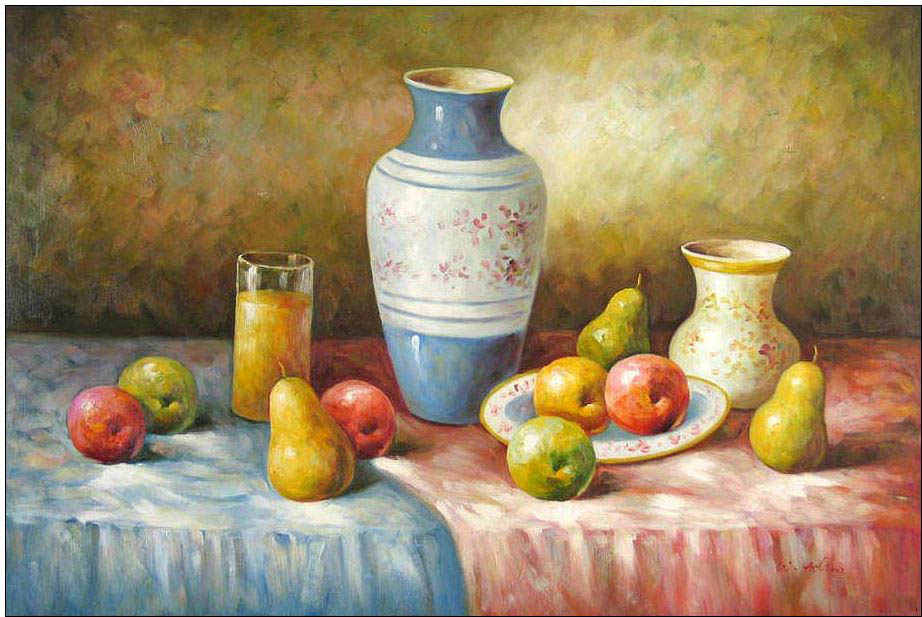Cuisine oil painting