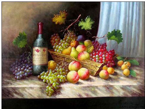 Cuisine oil painting