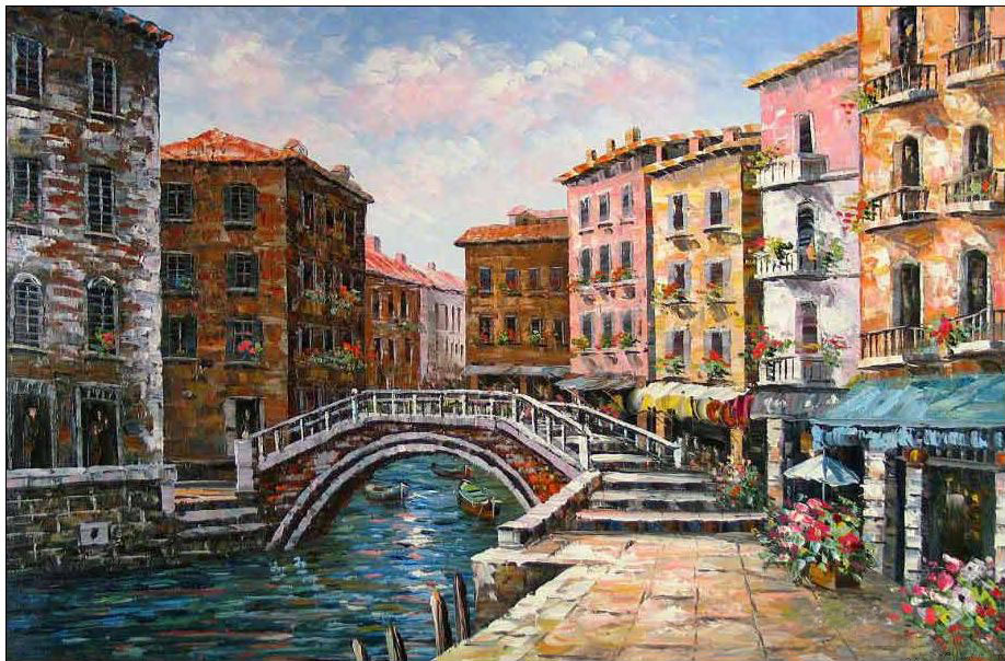 Venice oil painting