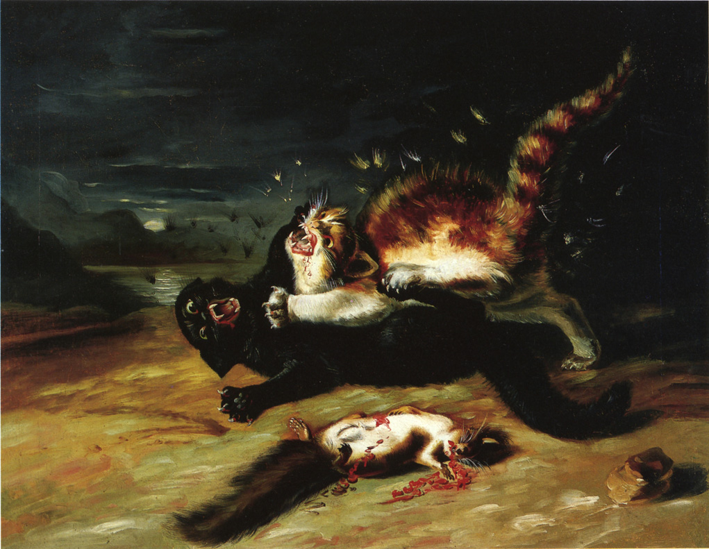 Animal oil painting
