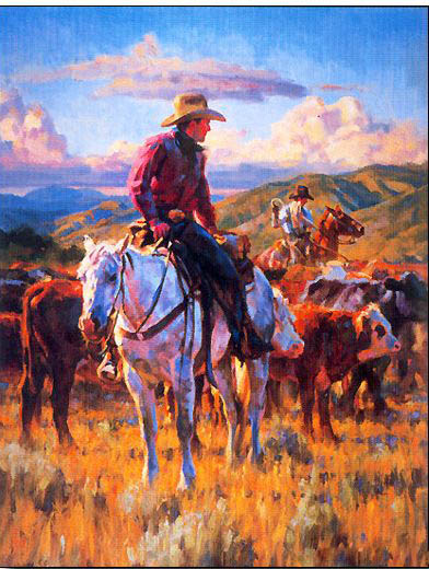 Animal oil painting