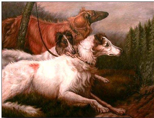 Animal oil painting