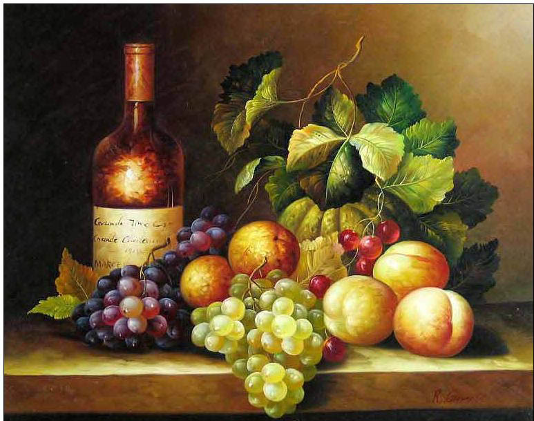 Cuisine oil painting