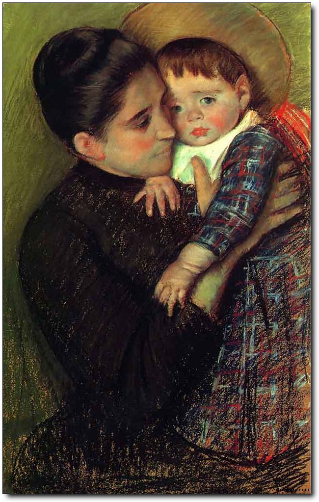 Family oil painting