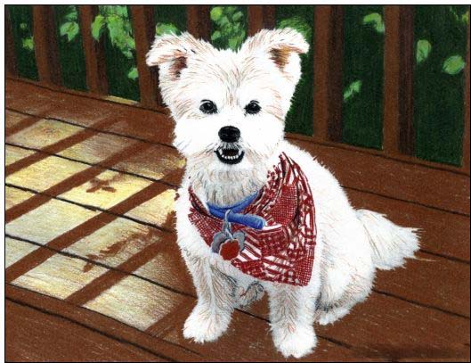 Animal oil painting