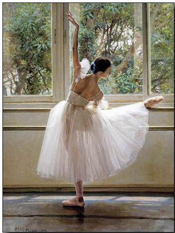 Ballet oil painting,oil paintings from photos