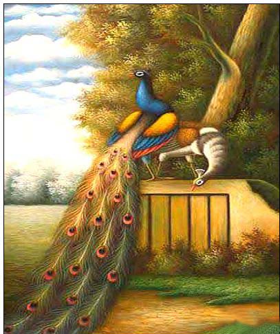 Animal oil painting