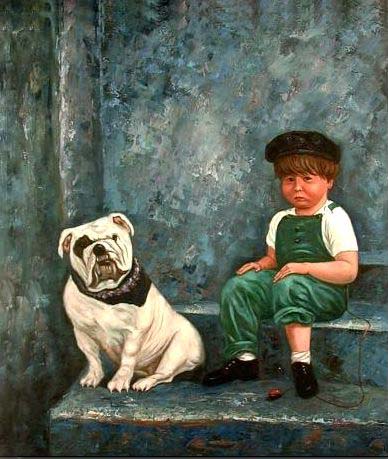 Animal oil painting