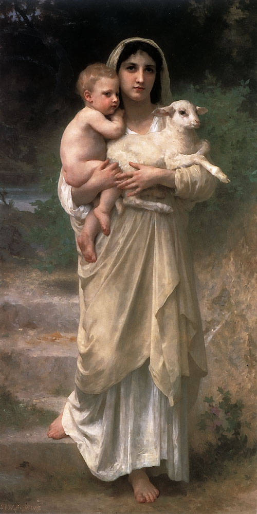Angel oil painting